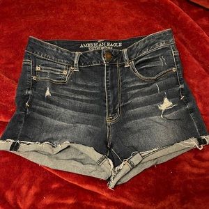 AE hi-rise shorties